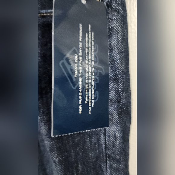 Y2K Vintage Enyce Women's Dark Blue Straight Leg Jeans size 15 - Picture 4 of 5